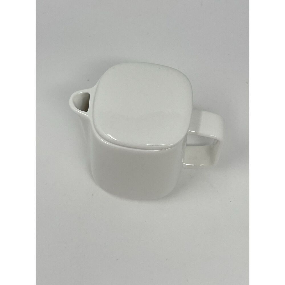 Alessi for Delta Airlines First Class Creamer with Lid Mini Teapot White - Picture 3 of 7